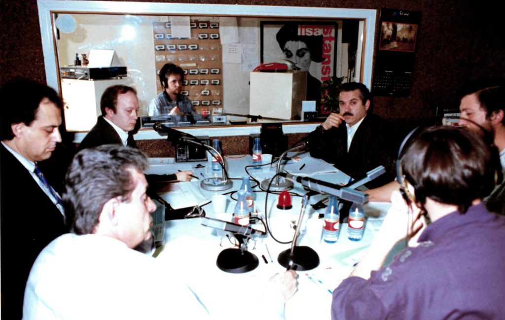 Debat amb els candidats a l'alcaldia de les eleccions municipals de 1991.
