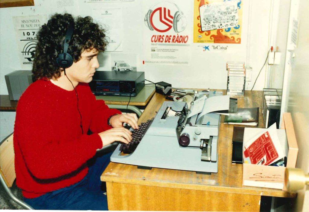 Carles Quílez, periodista de Ràdio la Llagosta.