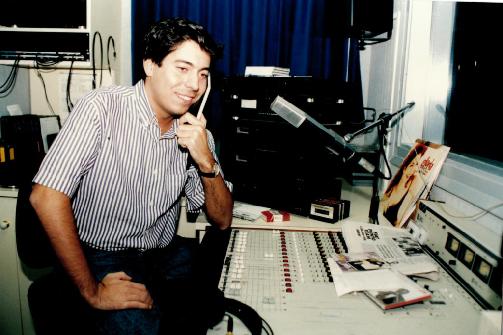José Francisco Artacho als estudis de Can Pelegrí (1996).