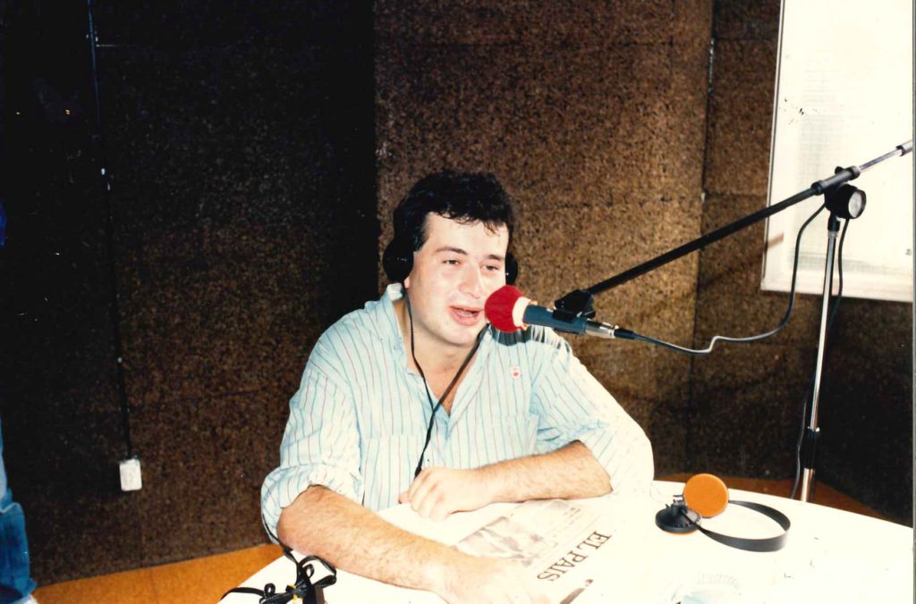Manel Ortiz, locutor de Ràdio la Llagosta.