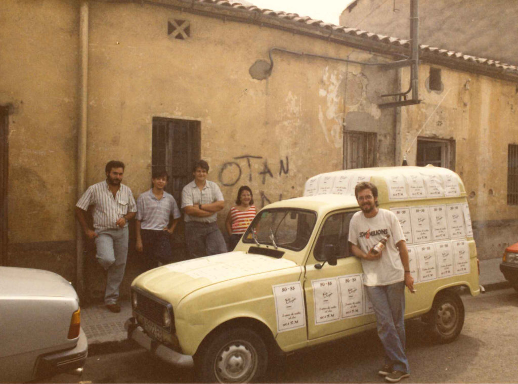 La unitat mòbil de Ràdio la Llagosta, a finals dels anys 80.
