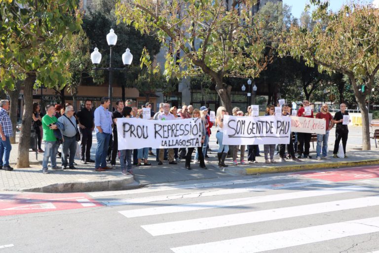 Protesta per l’empresonament de Sànchez i Cuixart