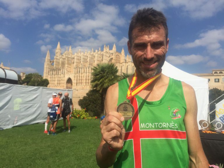 Albert Caballero, subcampió d’Espanya veterà de marató