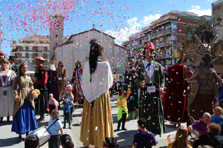 Multitudinària novena Trobada Gegantera de la Llagosta