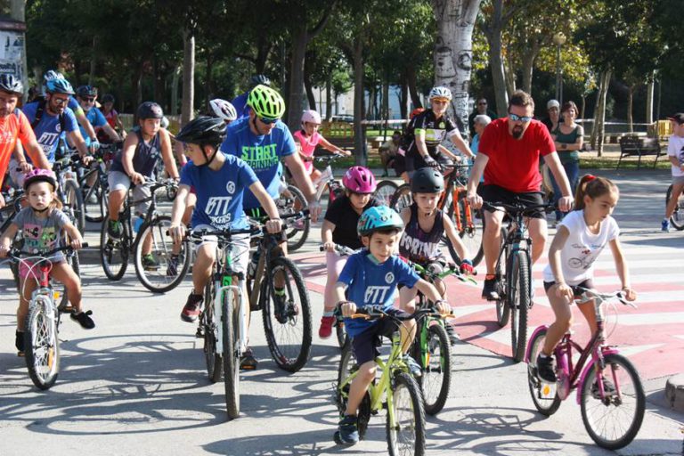 Unes 150 participen a la Diada de la Bicicleta de la Llagosta