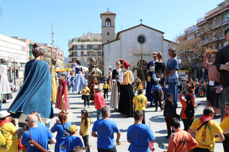 Se celebra la Trobada Gegantera amb èxit de participació