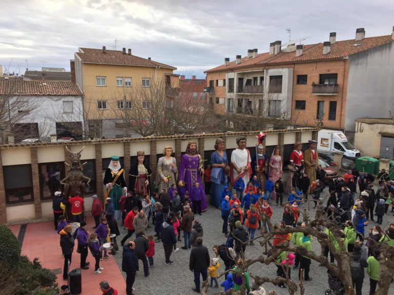 Sortida gegantera a Vilamajor marcada pel mal temps
