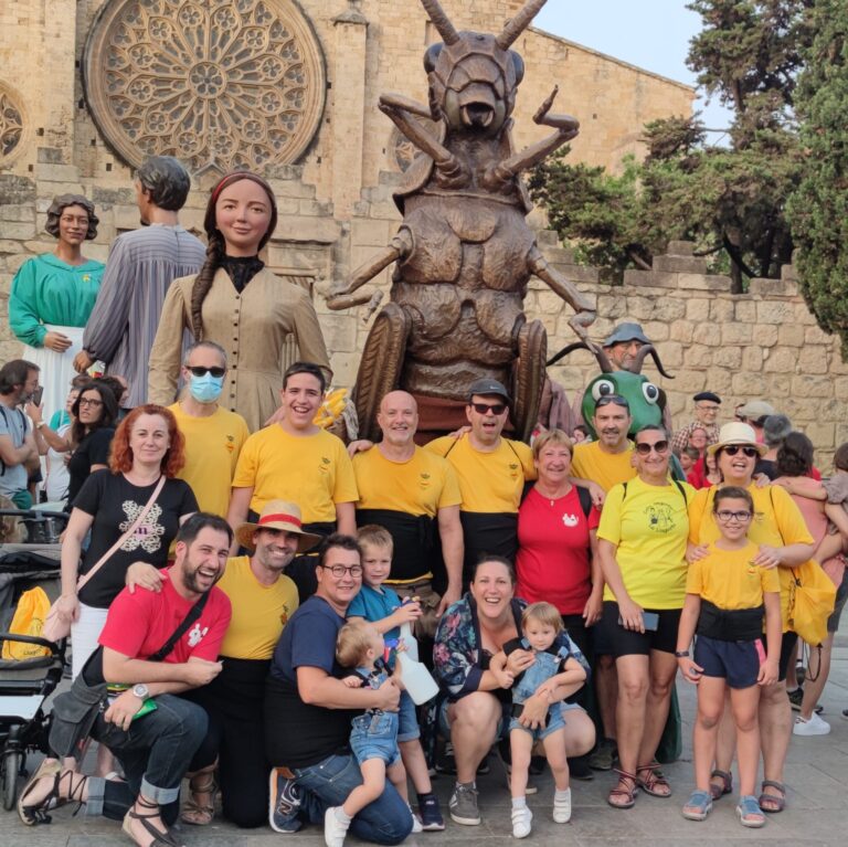 Els gegants de la Llagosta, a la 34a Trobada de Sant Cugat