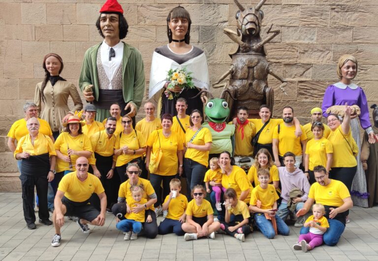 Els gegants de la Llagosta, a la trobada de Caldes
