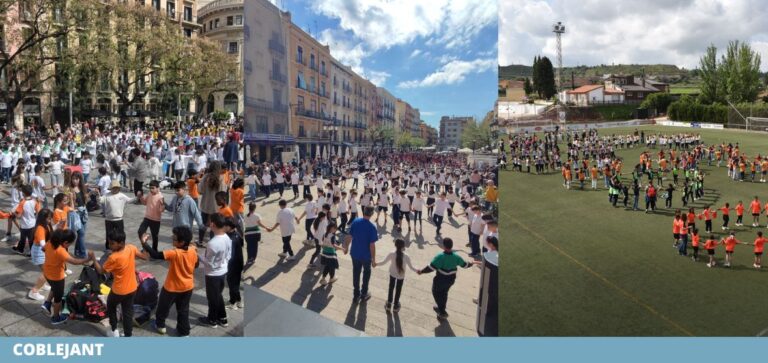 Coblejant. Almenys 1.700 infants han après a ballar sardanes aquesta primavera. Diumenge a les 11h.