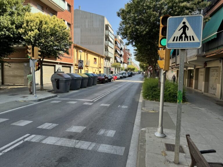 Inici de les obres del carril bici Mollet-Montcada