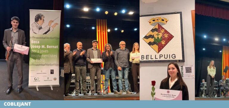 Amélie Matet i Bernat Carrera guanyen la beca JM Bernat