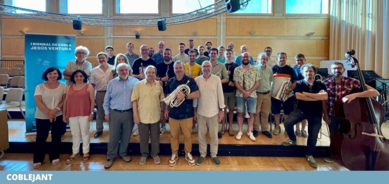 L’ESMUC prepara la 2a Biennal Jesús Ventura amb un curs d’instrumentació per a cobla. Coblejant, diumenge a les 11h.