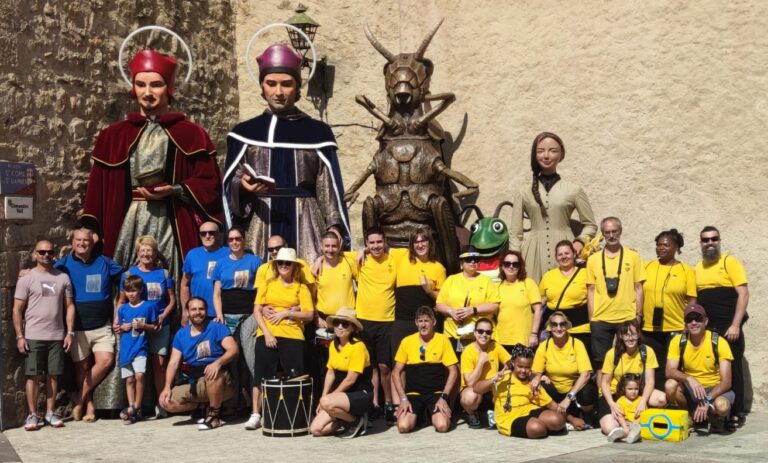 El gegants de la Llagosta visiten Perpinyà i Argelers de la Marenda
